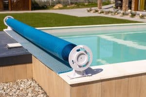 Swimming pool and cover